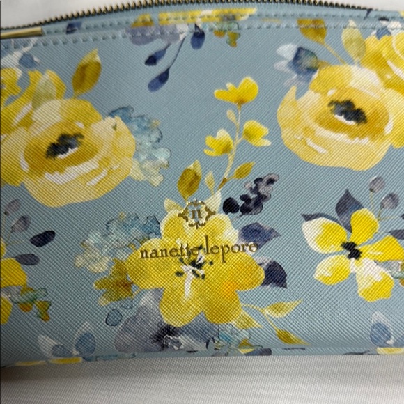 Nanette Lepore Blue and Yellow Floral Crossbody Bag - Picture 4 of 7